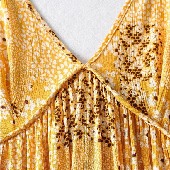 Boho Gypsy Chic Floral Mini Dress - Picture 4 of 12